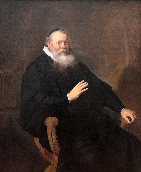 Rembrandt Peale Portrait of the Preacher Eleazar Swalmius